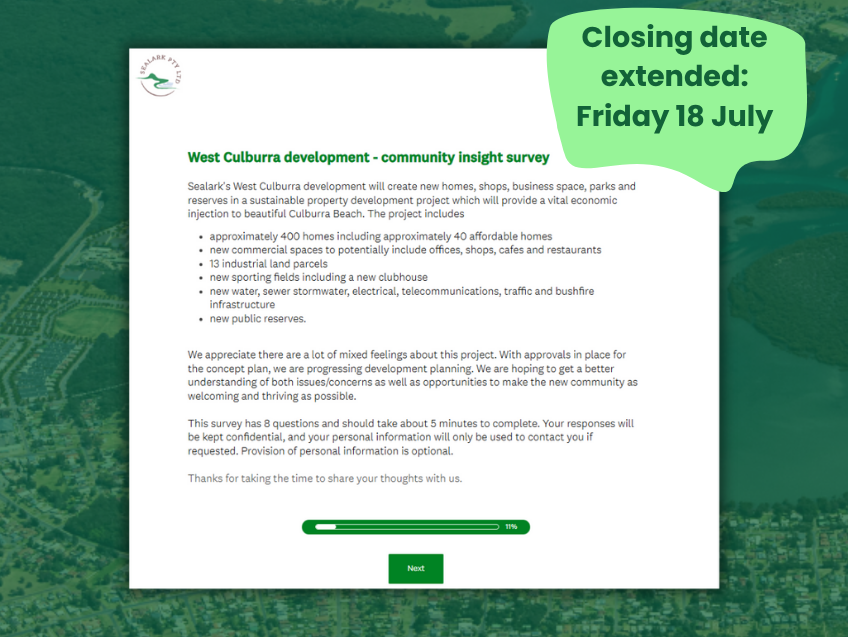 Community insight survey closing date extended